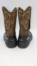 Georgia Men's Boot Muddog Waterproof Western Work Round Toe Brown Size: 11 - Like New