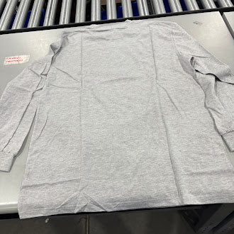 ACTION THREAD APARREL LONG SLEEVE TEE SWEATER MENS - SIZE: XL - GRAY - Brand New