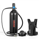 VEVOR Mini Scuba Tank, 1.9L Portable Small Diving Tank for Underwater Breathing - Brand New