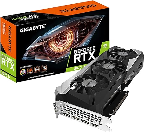 GIGABYTE GeForce RTX 3070 Ti OC 8G WINDFORCE 3X 8GB - GV-N307TGAMING-OC-8GD Like New