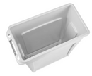 RUBBERMAID SLIM JIM TRASH CAN - 23 GALLON, GRAY 1 PACK - GRAY - Like New