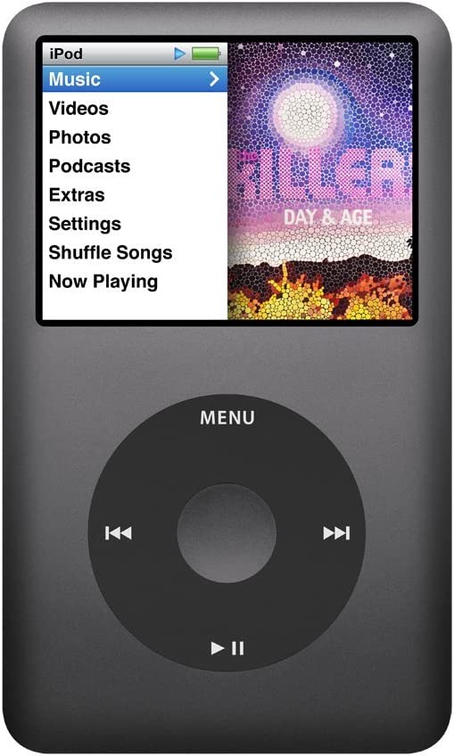 Apple iPod Classic 7th Generation 160GB MP3/MP4 MC297LL/A - Black Like New