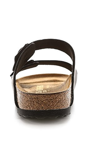BIRKENSTOCK UNISEX ARIZONA BIRKO-FLOR NARROW SANDALS MEN 5/LADIES 7 BLACK - Brand New