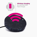 EINOVA Wireless Charging Stone Qi Certified 10W WP0103010-024 - Black Marble - Like New