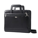 SAMSONITE VINYL 3-RING PADFOLIO WITH HANDLES AND SHOULDER STRAP - BLACK - Like New