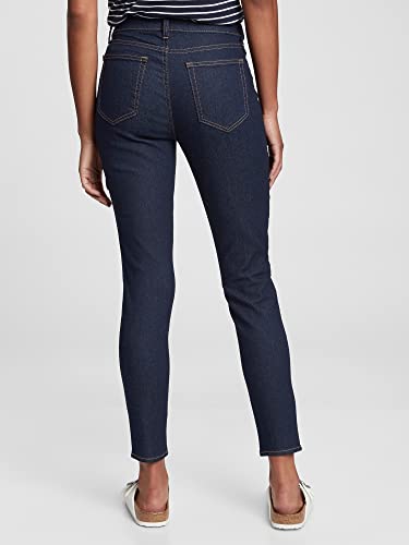 GAP WOMENS MID-RISE FAVORITE JEGGING PANT SIZE WOMEN 32 DARK RINSE - Brand New