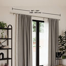 Umbra Cappa 66-120 in. Adjustable Double & Single Curtain Rod Sets - Nickel - Like New