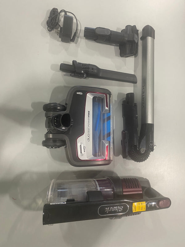 SHARK DUO CLEAN POWER FINS LIGHTWEIGHT CORDLESS PET STICK VACUUM - WINE PURPLE - Like New