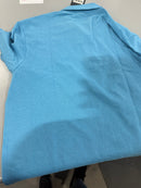 PACIFIC POLO CLUB SHORT SLEEVES POLO - SIZE: MEN XL - CYAN BLUE - Brand New