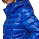 GUESS WOMEN'S MIDWEIGHT PUFFER JACKET, SIZE: WOMEN M, COLOR: INDIGO - Like New