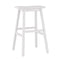HILLSDALE MORENO WOOD BACKED BAR HEIGHT STOOL 29" HIGH 5580-831A - SEA WHITE - Brand New