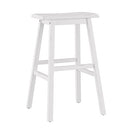 Hillsdale Moreno Wood Backless Bar Height Stool, 29" High, 5580-831A - Sea White - Like New