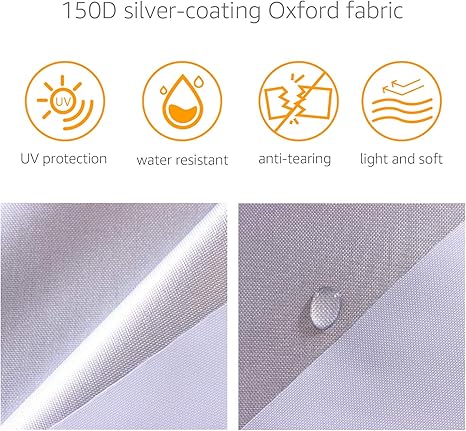 Amazon Basics Weatherproof Car Cover 150D Oxford Sedans 190" DS-CC08 - Silver - Like New