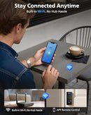 Philips Wi-Fi Smart Deadbolt Lock 2 Handle Keypad Front  - Matte Black - Like New