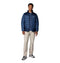 COLUMBIA MEN'S AUTUMN PARK II DOWN JACKET - Dark Mountain/Collegiate Navy - Brand New