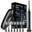 AQUASONIC ELITE ULTRA-WHITENING POWER TOOTHBRUSH - BLACK - Like New