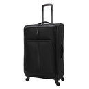 SKYLINE SOFTSIDE CHECKED SPINNER 5PC LUGGAGE SET - BLACK - Like New