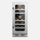 WHYNTER BSR-029DW 15" BUILT-LN 29 BOTTLE WINE FRIDGE - BLACK - Scratch & Dent