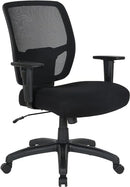 AMAZON BASICS BIG AND TALL MESH OFFICE CHAIR - BLACK - Scratch & Dent