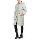 353SN553 COLE HAAN WOMENS NYLON CHANNEL QUILTED JACKET OPAL SIZE XS - Brand New