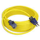 CLEAR POWER 50FT 14/3 SJTW YELLOW OUTDOOR EXTENSION CORD DCCO-9005-DC - YELLOW - Like New