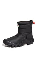 WFS2108WWU HUNTER INTREPID SHORT SNOW BOOT WOMEN 6 BLACK - Like New