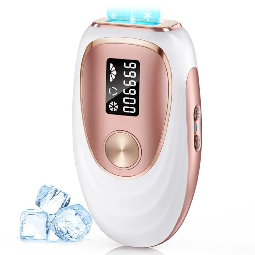 OREETH IPL Laser Hair Removal Device, 45°F Ice-Cooling, TM002 - Rose Gold - Like New
