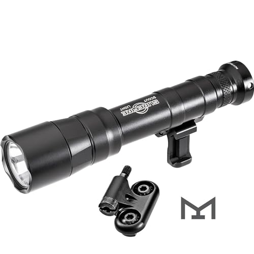SUREFIRE DUAL FUEL SCOUT LIGHT PRO TURBO HIGH-CANDELA LED WEAPONLIGHTS BLACK - Like New