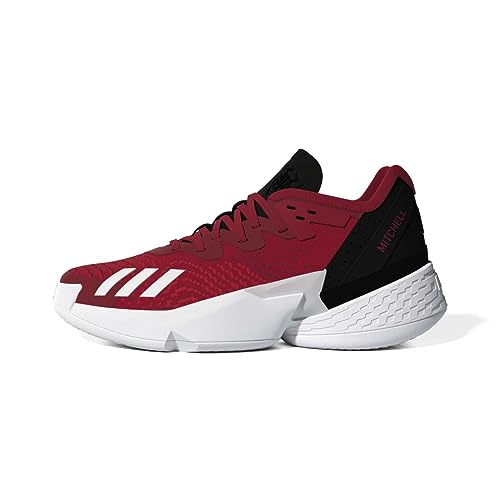 GY6507 ADIDAS MEN D.O.N. BASKETBALL SHOE SIZE 9 MENS US RED/WHITE - Like New