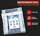 Mytee Products 6' x 8' Heavy-Duty Waterproof Cover B08F47V274 - Clear - Brand New