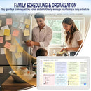 ASTEKID DIGITAL CALENDAR 15.6" WALL PLANNER CHORE CHART X200-WHITE - Like New