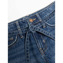 WONDER NATION GIRLS BAGGY DENIM SHORTS - SIZE: YOUTH 14 - MEDIUM ENZYME BELTED - Brand New
