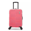AMERICAN TOURISTER NXT CHECKERED HARDSIDE CARRY ON SPINNER 22 - FLAMINGO PINK - Like New