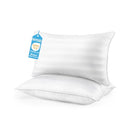 HEYCUZI Queen Size Bed Pillows Set of 2 - Breathable Down Alternative Pillow - Brand New