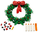 LEGO Iconic Christmas 2-in-1 Wreath with Big Red Bow and Advent 40426 - Like New