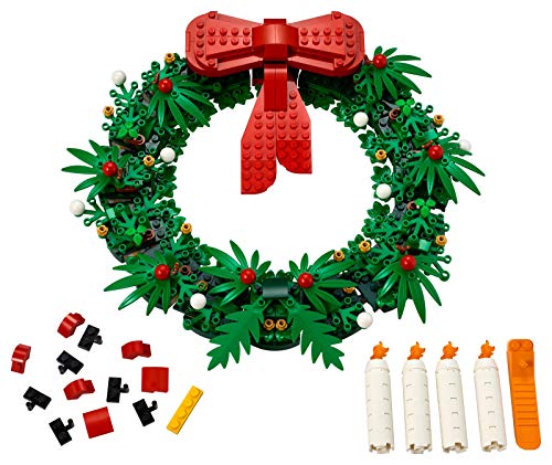 LEGO Iconic Christmas 2-in-1 Wreath with Big Red Bow and Advent 40426 - Like New