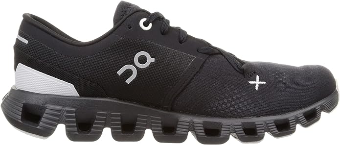 60.98696 On Running Women's Cloud X 3 Sneakers Black 8 - Scratch & Dent