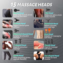 DDVWU Massage Gun - Electric Muscle Massage Gun Deep Tissue Percussion - GRAY - Like New
