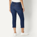 AMAZON ESSENTIAL WOMEN 4 DARK SHADOW WASH CAPRI JEAN - DEFECTIVE LCD SCREEN - Brand New