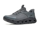 118425 Skechers Bob's Men's Arc Waves - Slick Turn, Charcoal/Black, Size 6.5 - Like New