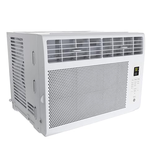 GE WINDOW AIR CONDITIONER UNIT 6,000 BTU FOR SMALL ROOMS AHEE06ACQ1 - WHITE - Like New