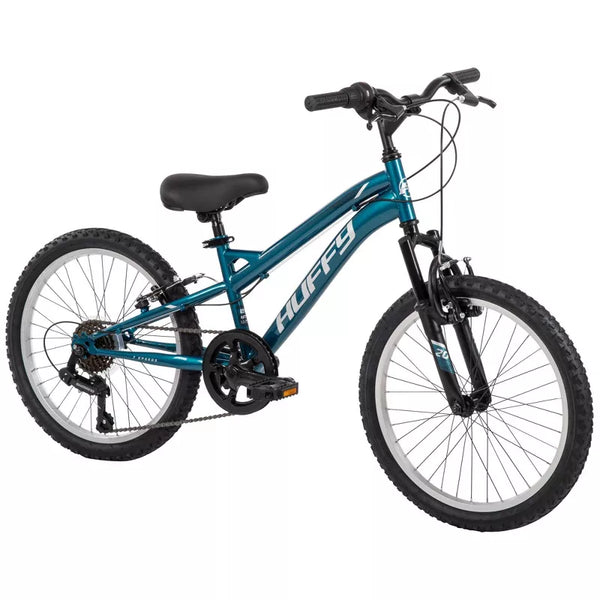HUFFY HIGHLAND MOUNTAIN BIKE - 20" WHEELS - 7 SPEEDS - EMERALD GLOSS - Like New