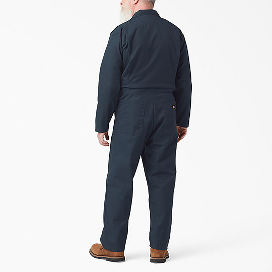DICKIES LONG SLEEVE WORKWEAR COVERALLS - SIZE: MEN XLT - DARK NAVY - Brand New