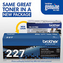 BROTHER GENUINE TN227 TN227BK HIGH YIELD TONER CARTRIDGE REPLACEMENT BLACK TONER - Like New