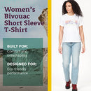 MARMOT WOMEN'S LOGO T-SHIRTS - SIZE: WOMEN L/G - BIVOUAC WHITE/PURPLE - Brand New