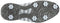 ADIDAS MEN'S TOUR360 24 BOOST GOLF FOOTWEAR WHITE/SILVER METALLIC SIZE 11 - Like New