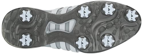 ADIDAS MEN'S TOUR360 24 BOOST GOLF FOOTWEAR WHITE/SILVER METALLIC SIZE 11 - Like New