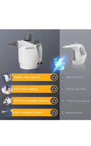TICYACK STEAM CLEANER FOR HOME, HANDHELD STEAM CLEANER 16 ACCESSORIES - WHITE - Like New