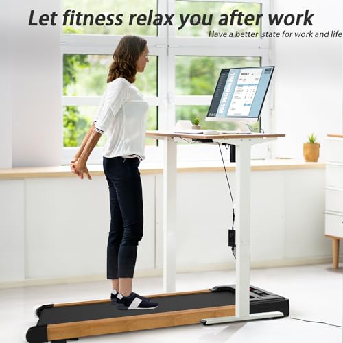 ACTWIND WALKING PAD TREADMILLS,PORTABLE TREADMILL,2.5HP - BLACK GRAIN - Like New