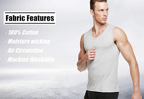 Samsung Galaxy by Harvic Single or 3-Pack Mens Heavy-Weight Ribbed Tank Tops - Brand New